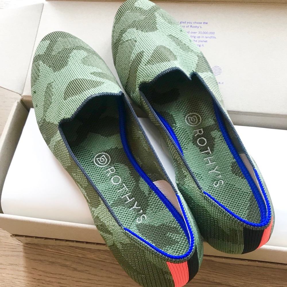 ROTHY’S NWT camo loafer size 10